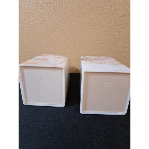 Vintage Faux Marble Swirl Dixie Plastic Dispenser Dixie Cups Set Of 2 - Picture 6 of 8